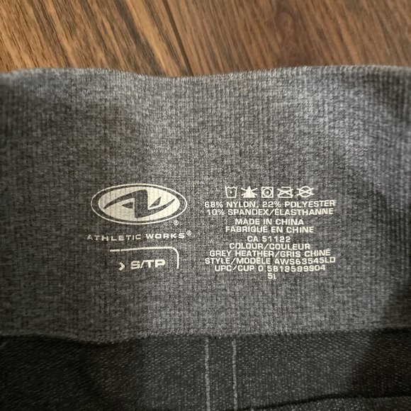 Athletic Works Stretch Gym Pants Leggings - Picture 2 of 7
